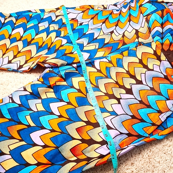 African print material multi color jumpsuit - Picture 6 of 10